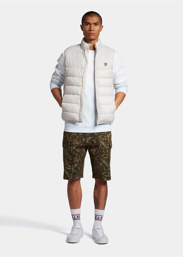 Lyle & Scott Westen  Wadded gilet - light mist 