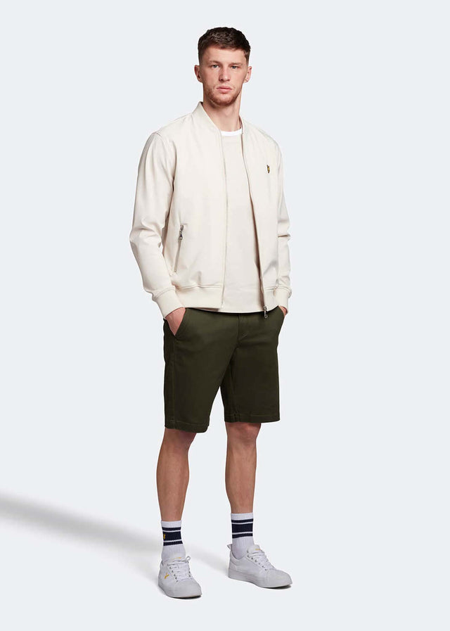 Lyle & Scott Jacken  Softshell bomber jacket - light mist 