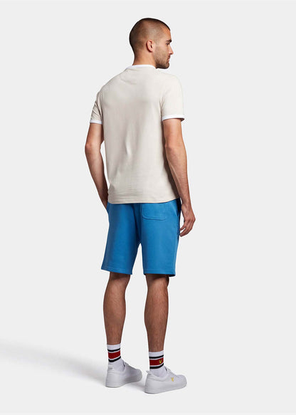 Lyle & Scott Korte Broeken  Sweat short - spring blue 