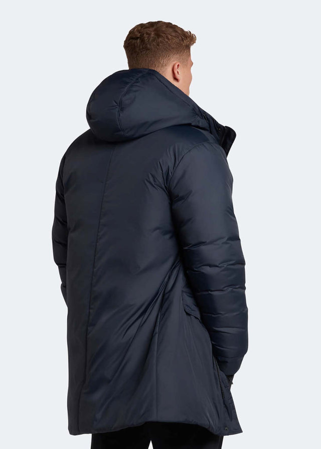 Lyle & Scott Jacken  Long line internal padded jacket - dark navy 