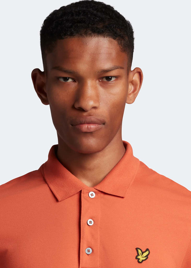 Lyle & Scott Poloshirts  Plain polo shirt - victory orange 