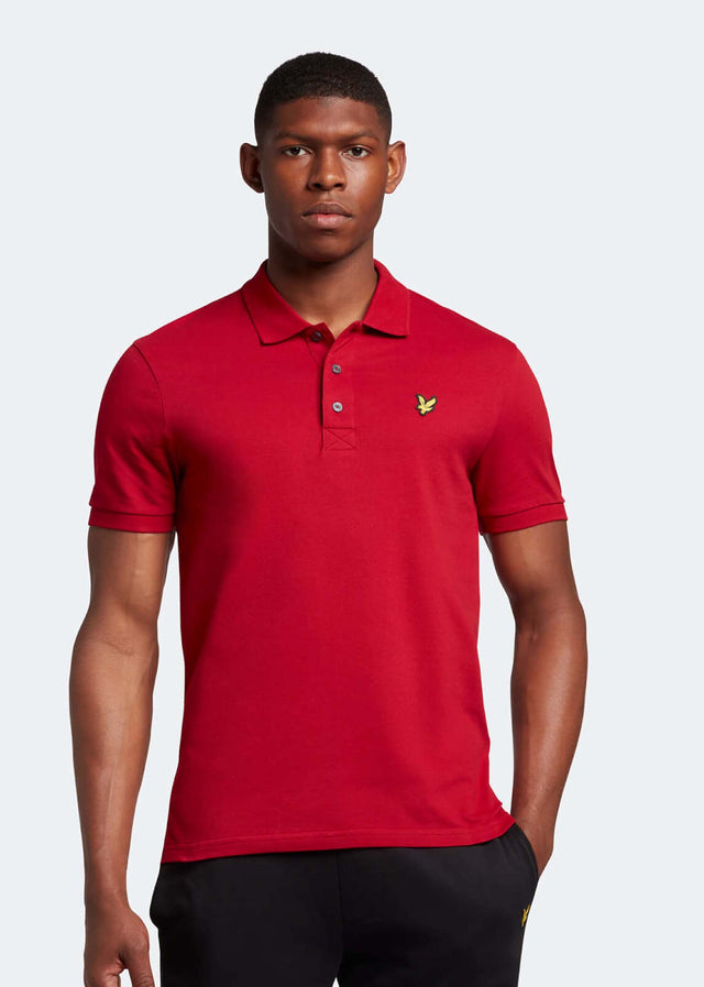 Lyle & Scott Poloshirts  Plain polo shirt - tunnel red 