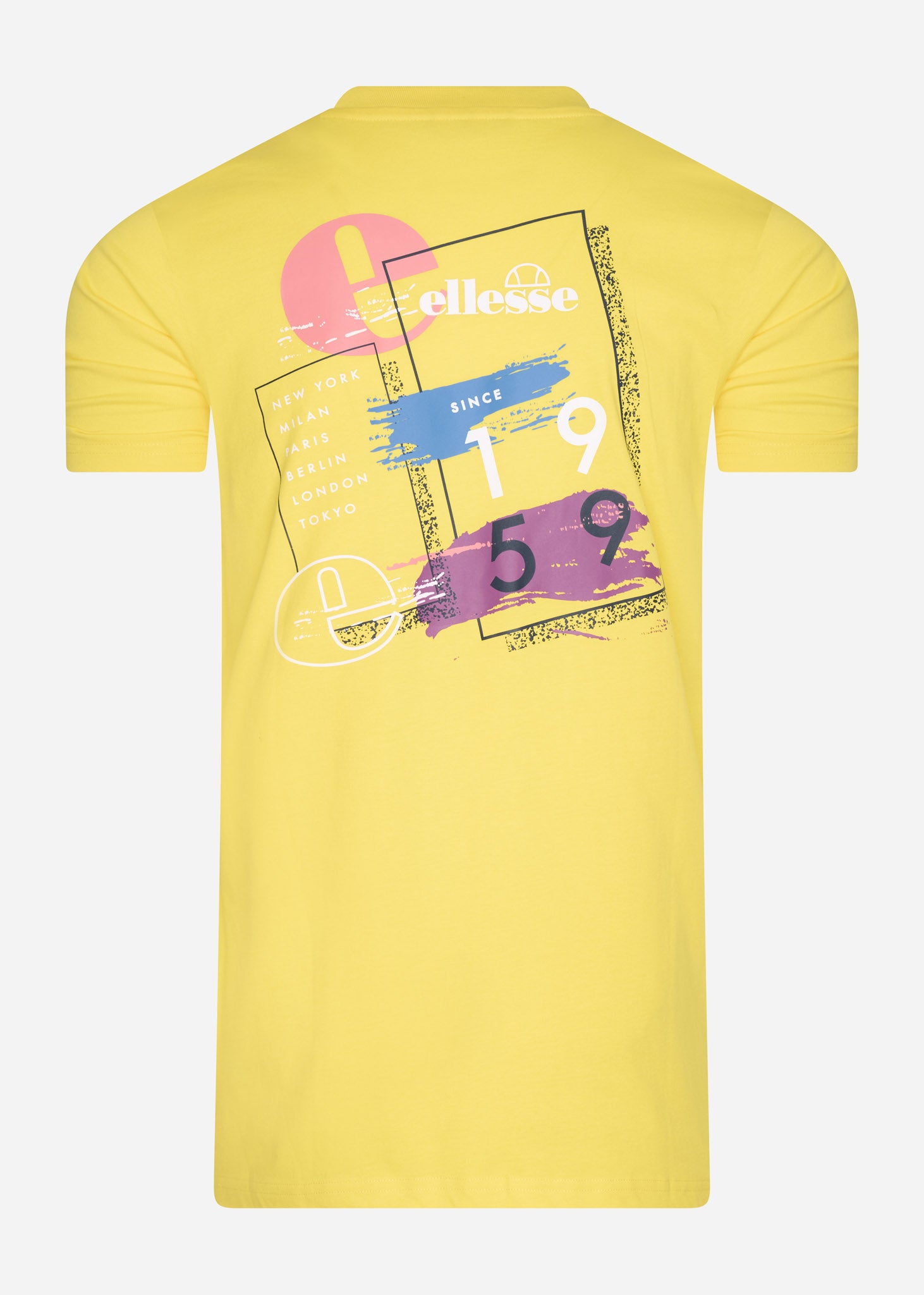 Ellesse T-shirts  Saigo tee - yellow 