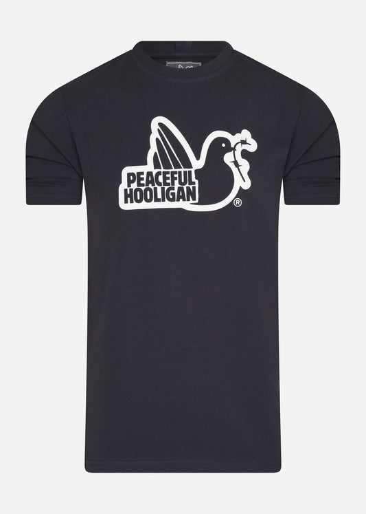 Peaceful Hooligan T-shirts  Outline t-shirt - navy 