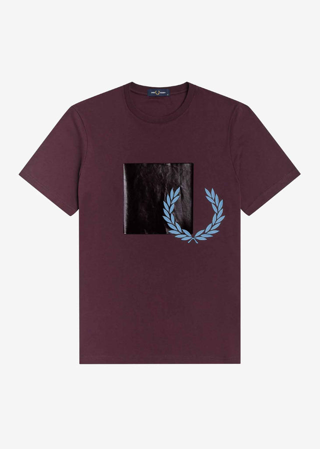 Fred Perry T-Shirts  Tonal graphic t-shirt - mahogany 