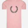 Fred Perry T-shirts  Print registration t-shirt - chalky pink 