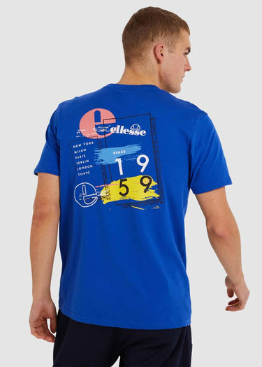 Ellesse T-shirts  Saigo tee - blue 