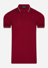 Fred Perry Polo's  Twin tipped fred perry shirt - claret french navy 