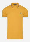 Fred Perry Polo's  Twin tipped fred perry shirt - dijon yellow 