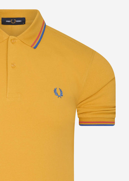 Fred Perry Polo's  Twin tipped fred perry shirt - dijon yellow 