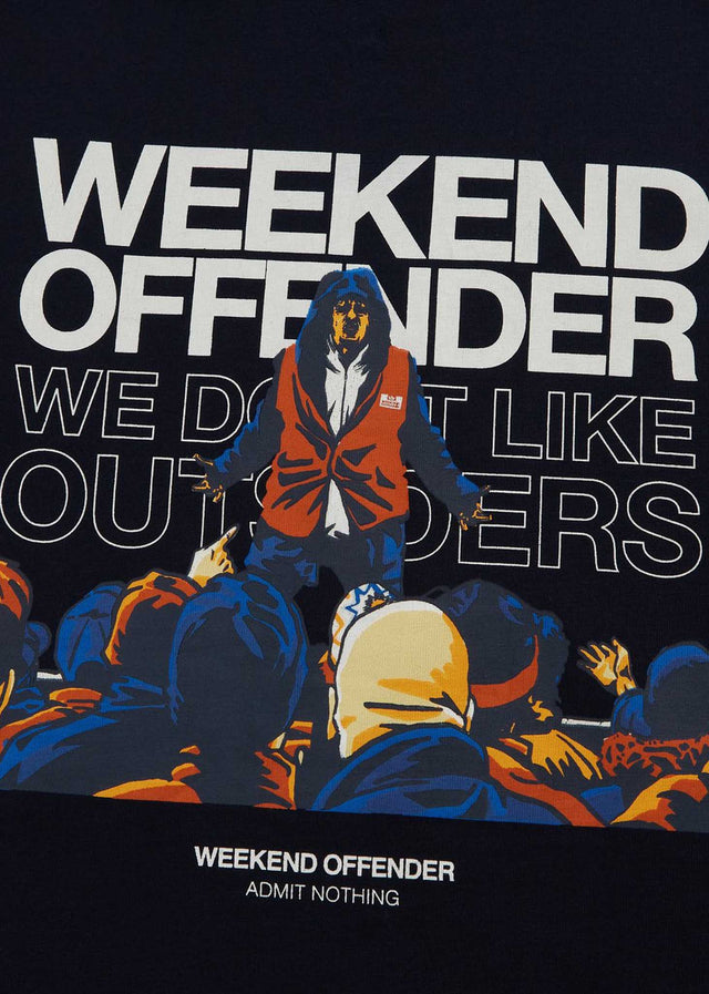 Weekend Offender T-Shirts  Bovver - navy 