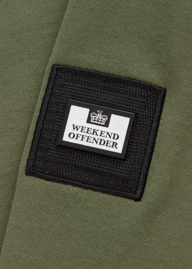 Weekend Offender Pullover  F bomb - green clay 