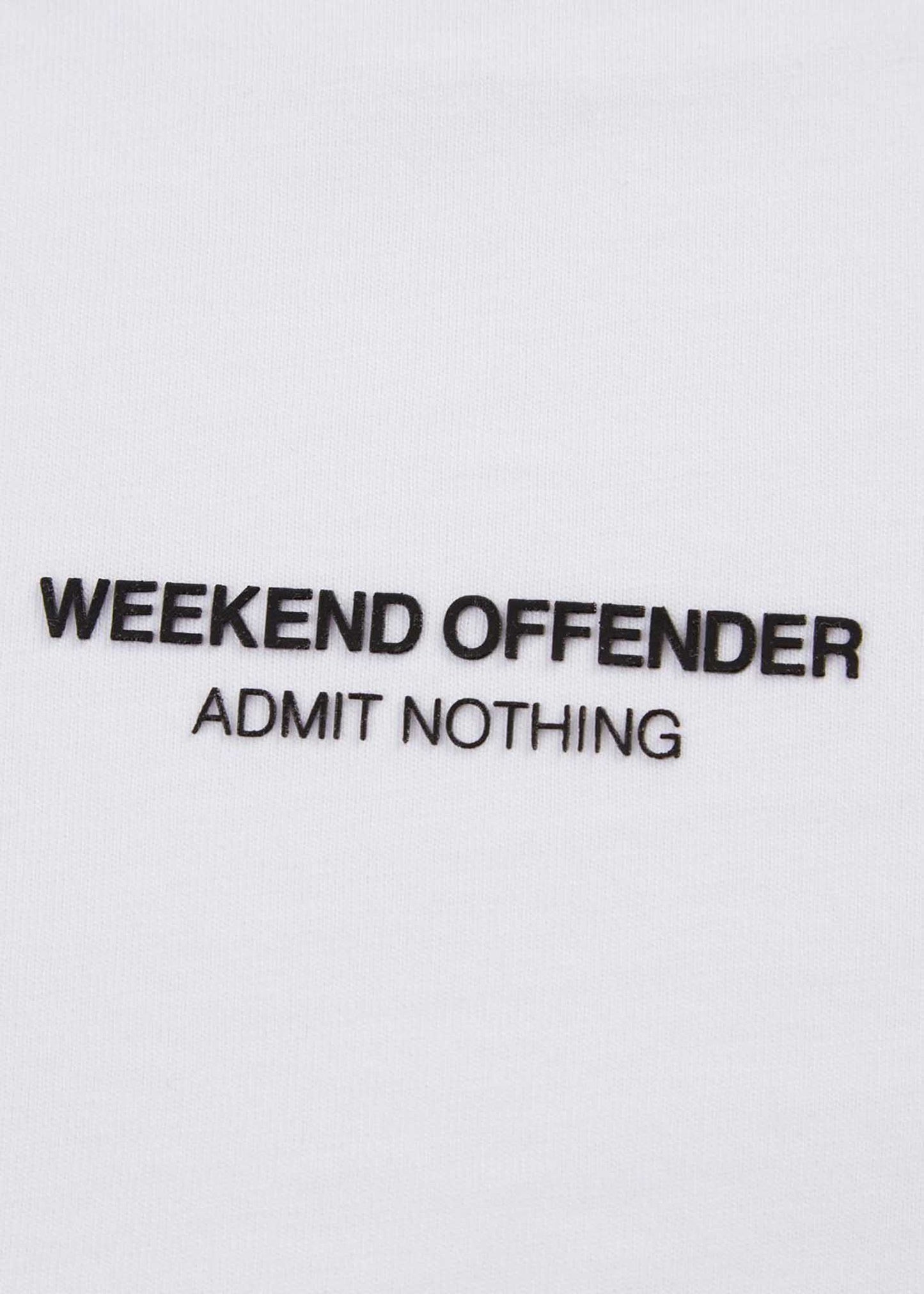 Weekend Offender T-shirts  WO tee - white 