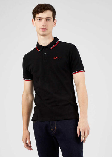 Ben Sherman Polo's  Signature polo - black 