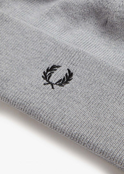 Fred Perry Mutsen  Merino wool beanie - steel marl 