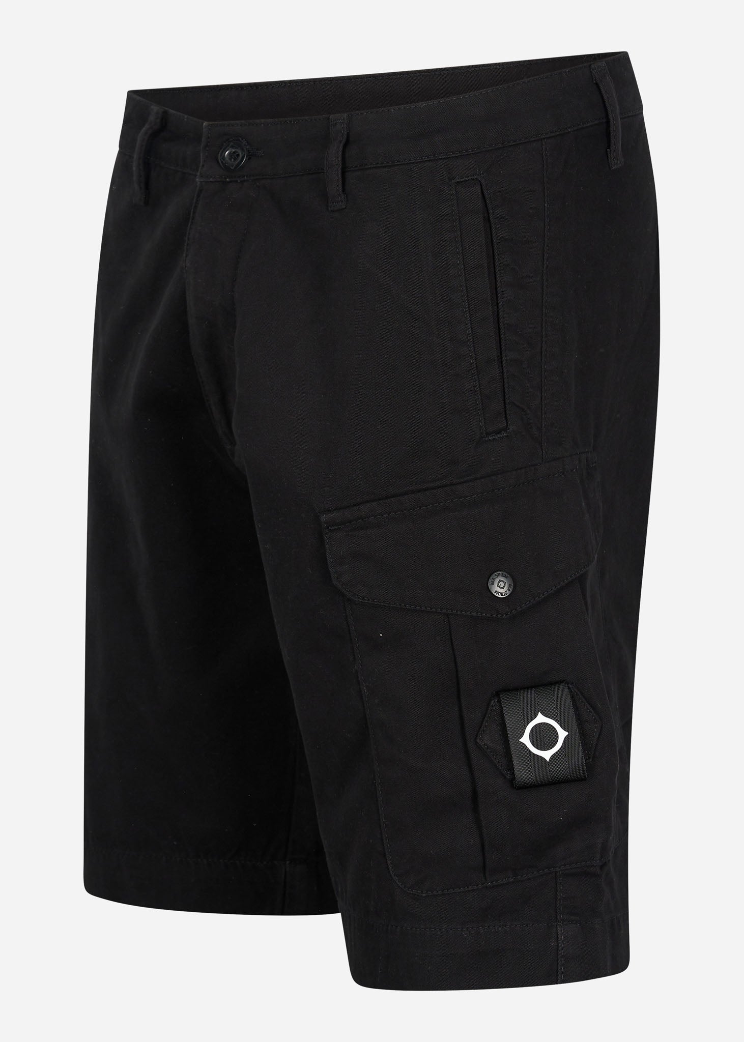 MA.Strum Korte Broeken  Cargo short - jet black 