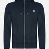 Fred Perry Vesten  Hooded zip-through sweatshirt - navy 