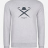 Hackett London Truien  Logo sweatshirt - light grey marl 