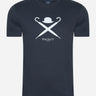 Hackett London T-shirts  Large logo t-shirt - dark navy 