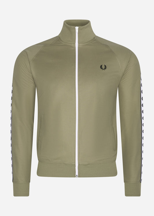 Fred Perry Vesten  Taped track jacket - sage 