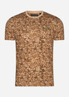 Lyle & Scott T-shirts  Earth print t-shirt - tan 