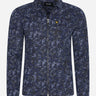Lyle & Scott Overshirts  Earth print overshirt - dark navy