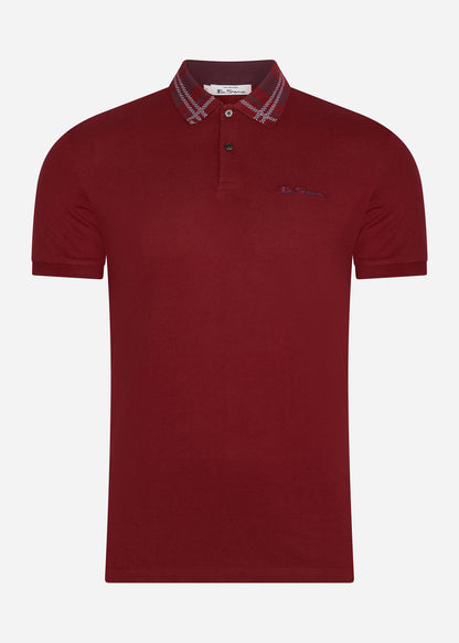 Ben Sherman Polo's  Collar interest polo - red 