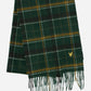 Lyle & Scott Sjaals  Tartan lambswool scarf - dark green 