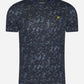 Lyle & Scott T-shirts  Earth print t-shirt - dark navy 