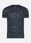 Lyle & Scott T-shirts  Earth print t-shirt - dark navy 