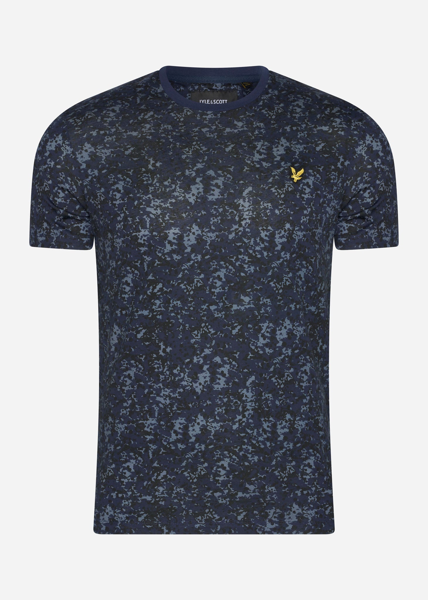 Lyle & Scott T-shirts  Earth print t-shirt - dark navy 