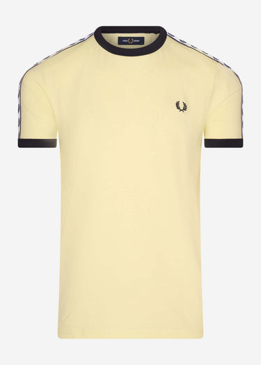 Fred Perry T-shirts  Taped ringer t-shirt - lemon sorbet 