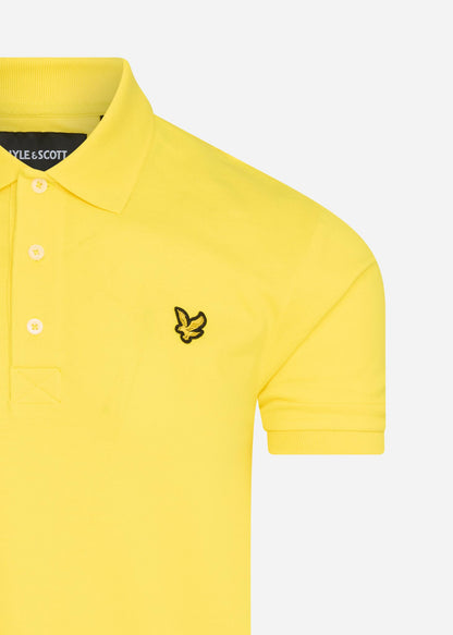 Lyle & Scott Polo's  Plain polo shirt - buttercup yellow 