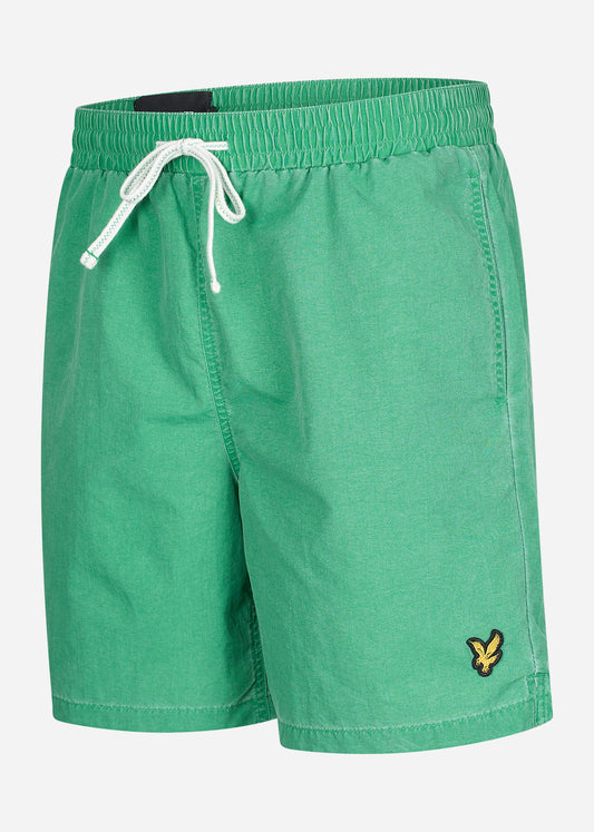 Lyle & Scott Zwembroeken  Salt wash swim shorts - grid green 