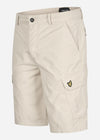 Lyle & Scott Korte Broeken  Wembley cargo short - ecru 