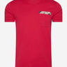 Barbour T-shirts  Durness pocket tee - chilli red 