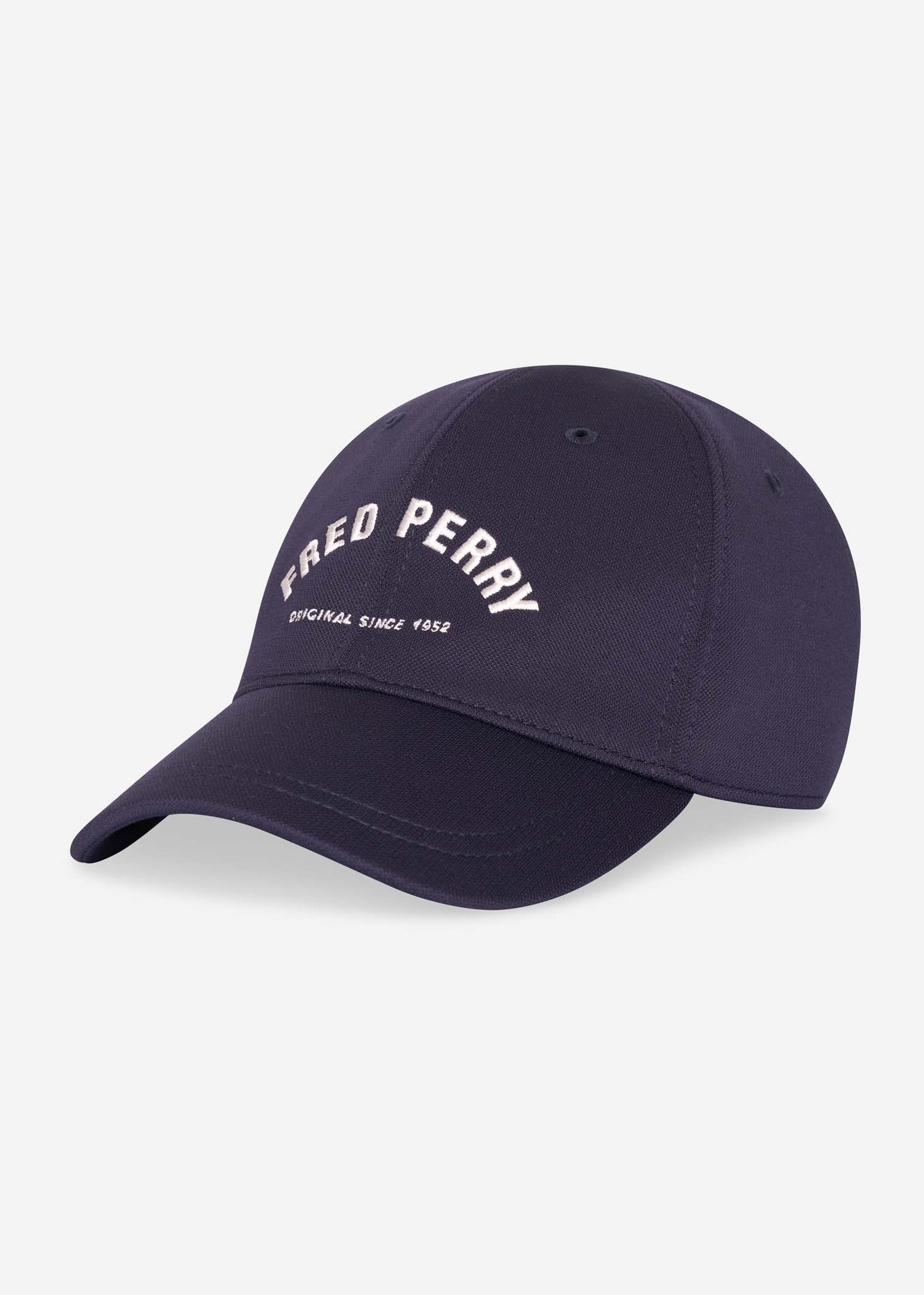 Fred Perry Petten  Arch branded tricot cap - carbon blue white 