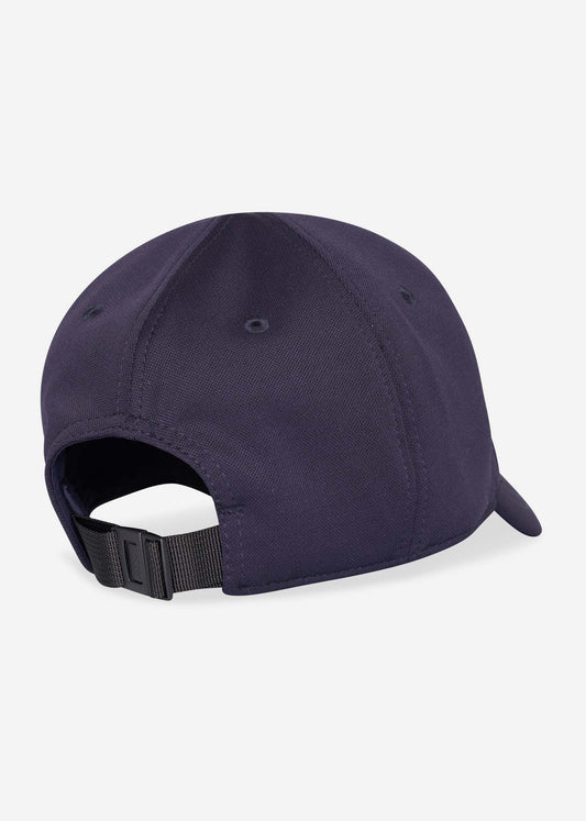 Fred Perry Petten  Arch branded tricot cap - carbon blue white 