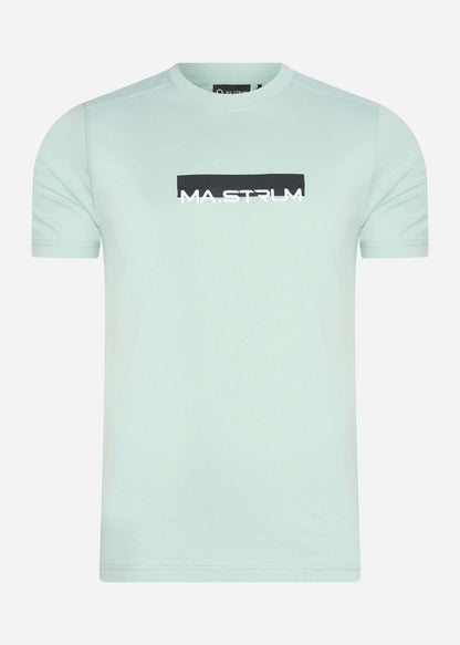 MA.Strum T-shirts  MA.Strum block print tee - sea green 