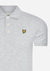 Lyle & Scott Polo's  Plain polo shirt - light grey marl 