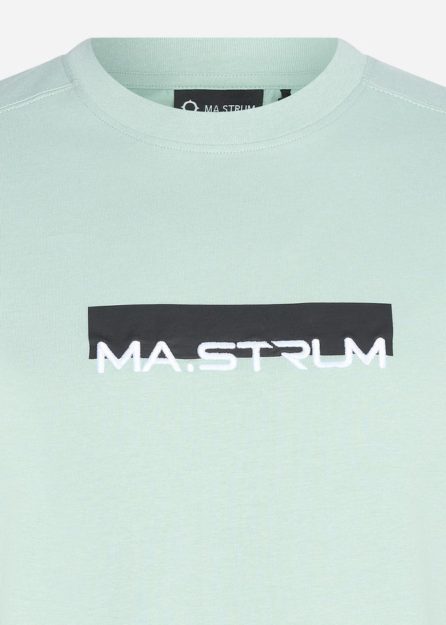 MA.Strum T-Shirts  MA.Strum block print tee - sea green 