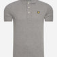 Lyle & Scott Polo's  Plain polo shirt - mid grey marl 