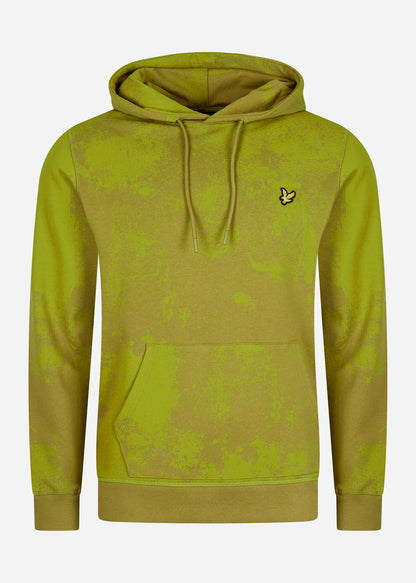 Lyle & Scott Hoodies  Erosion print hoodie - tin green 