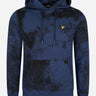 Lyle & Scott Hoodies  Erosion print hoodie - navy 