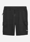 Marshall Artist Korte Broeken  Siren cargo short - black 