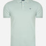 Hackett London Polo's  Cotton pique polo shirt - duck egg 