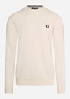 Fred Perry Truien  Classic crew neck jumper - ecru 