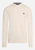 Fred Perry Truien  Classic crew neck jumper - ecru 