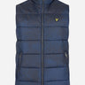 Lyle & Scott Bodywarmers  Erosion print gilet - navy 