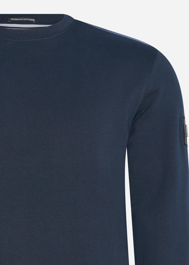 Weekend Offender Pullover  F bomb - navy 